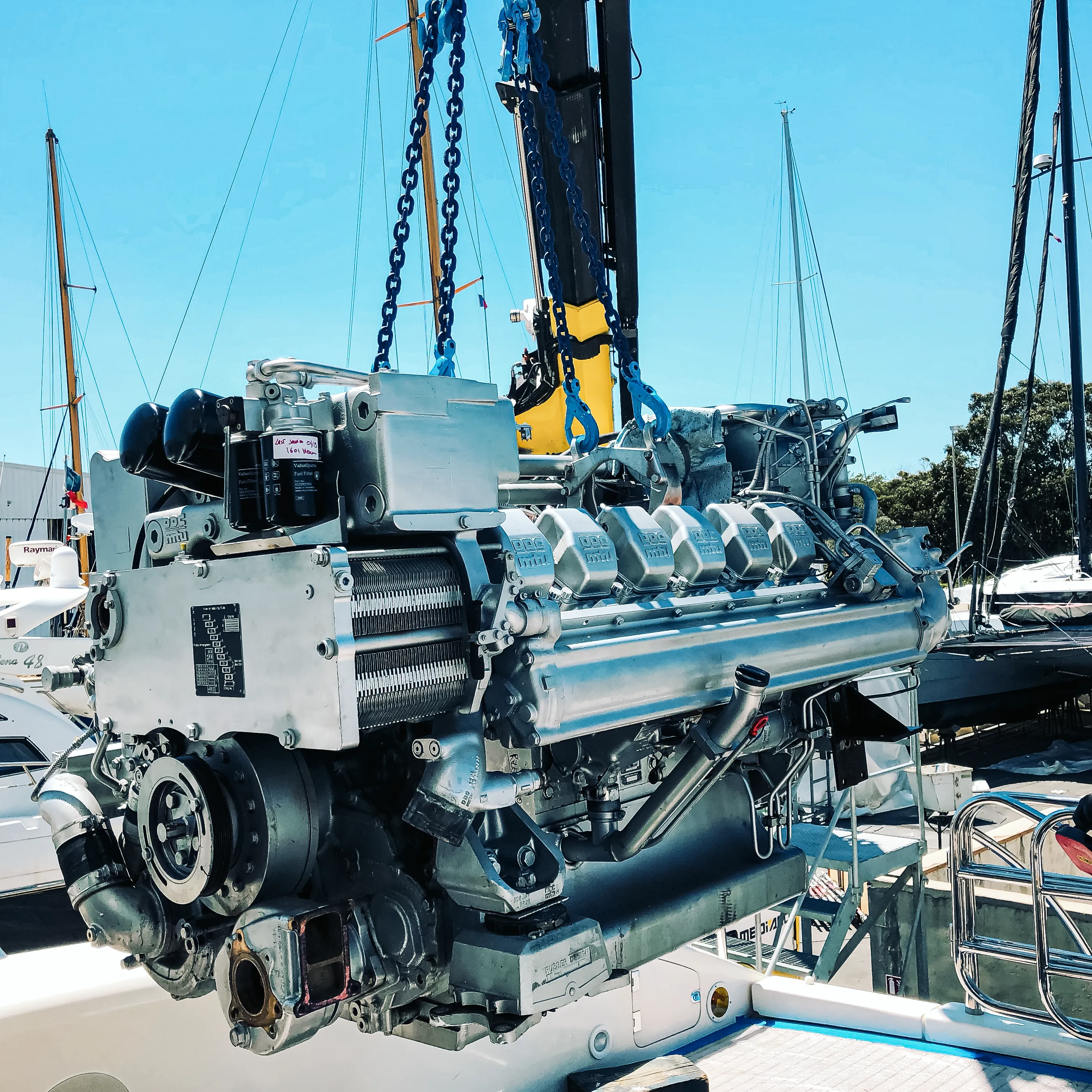 engine MTU low profile